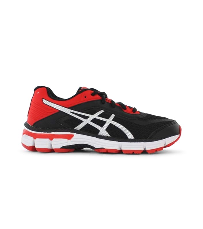 ASICS GT-2000 6 GS KIDS BLACK SILVER RED