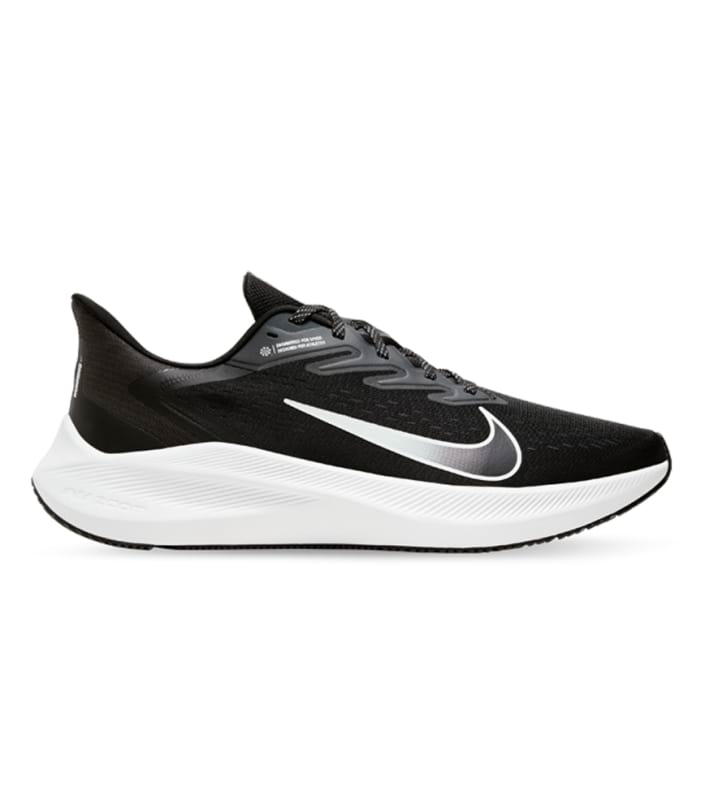 NIKE ZOOM WINFLO 7 MENS BLACK WHITE ANTHRACITE