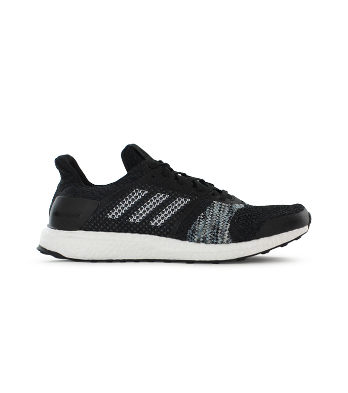 ADIDAS ULTRABOOST ST MENS CORE BLACK WHITE SOLAR ORANGE