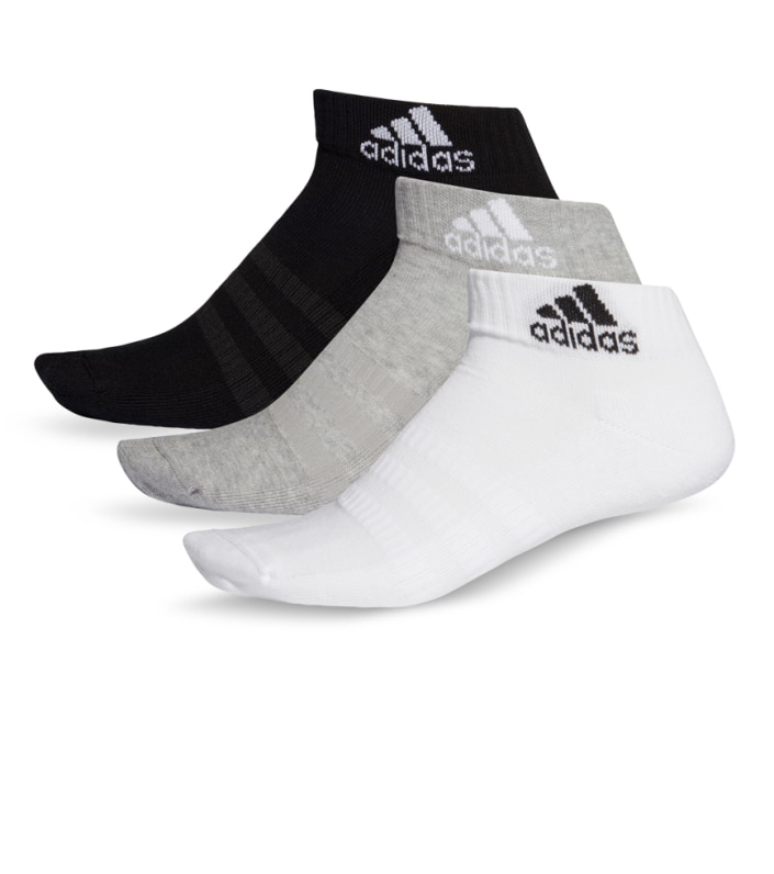ADIDAS ANKLE SOCKS 3 PACK