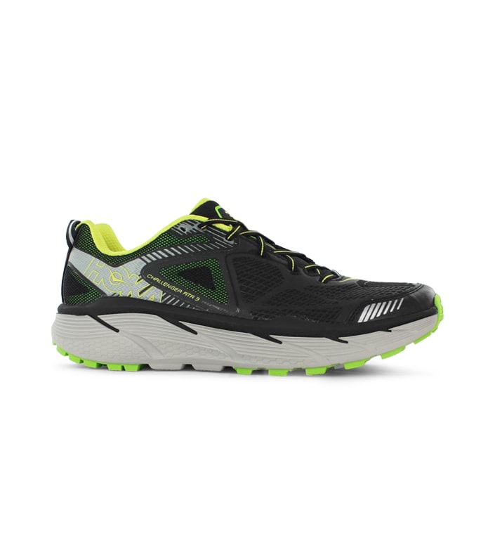 HOKA ONE ONE CHALLENGER ATR 3 MENS BLACK BRIGHT GREEN CITRUS