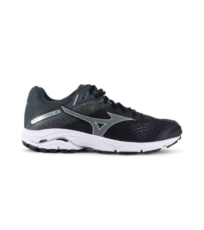 MIZUNO WAVE INSPIRE 15 WOMENS BLACK DARK SHADOW