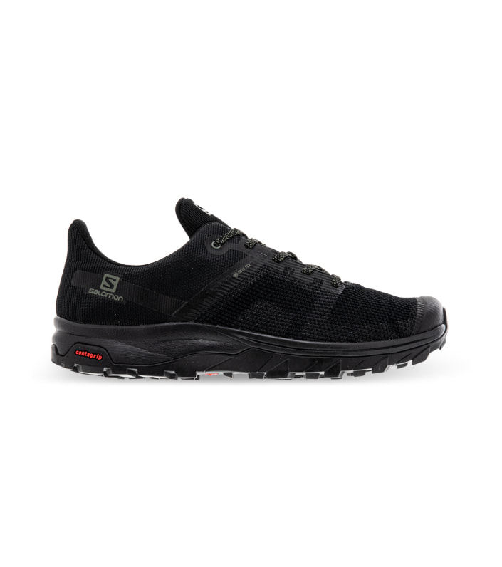 SALOMON OUTLINE PRISM GORE-TEX MENS BLACK CASTOR GRAY