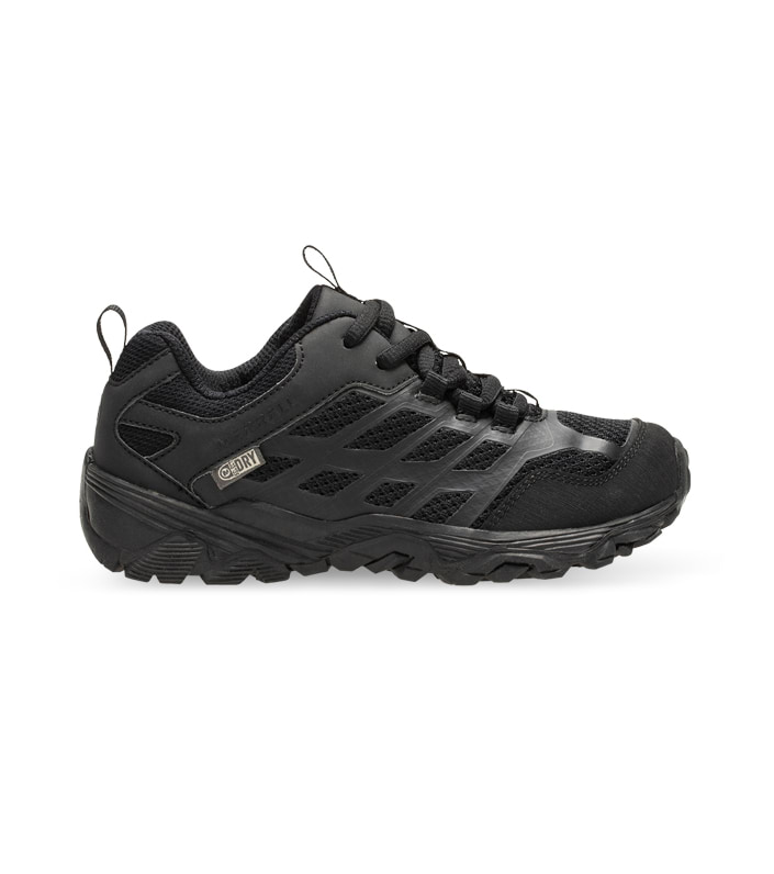 MERRELL MOAB FST LOW WATERPROOF (GS) KIDS BLACK BLACK