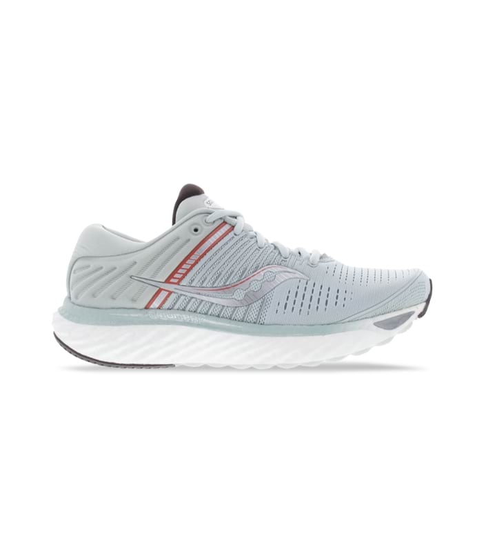 SAUCONY TRIUMPH 17 WOMENS SKY GREY  CORAL