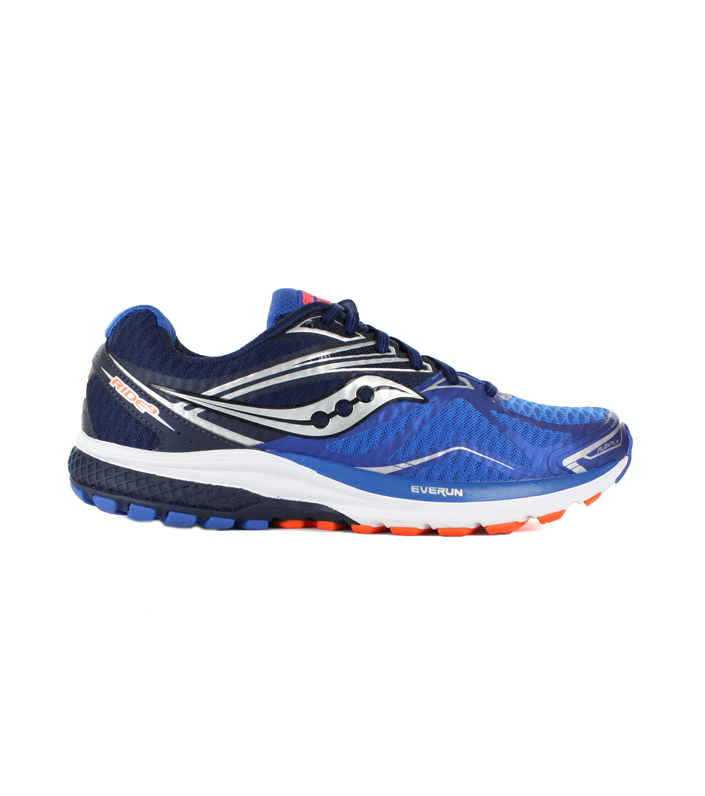 SAUCONY RIDE 9 MENS BLUE ORANGE