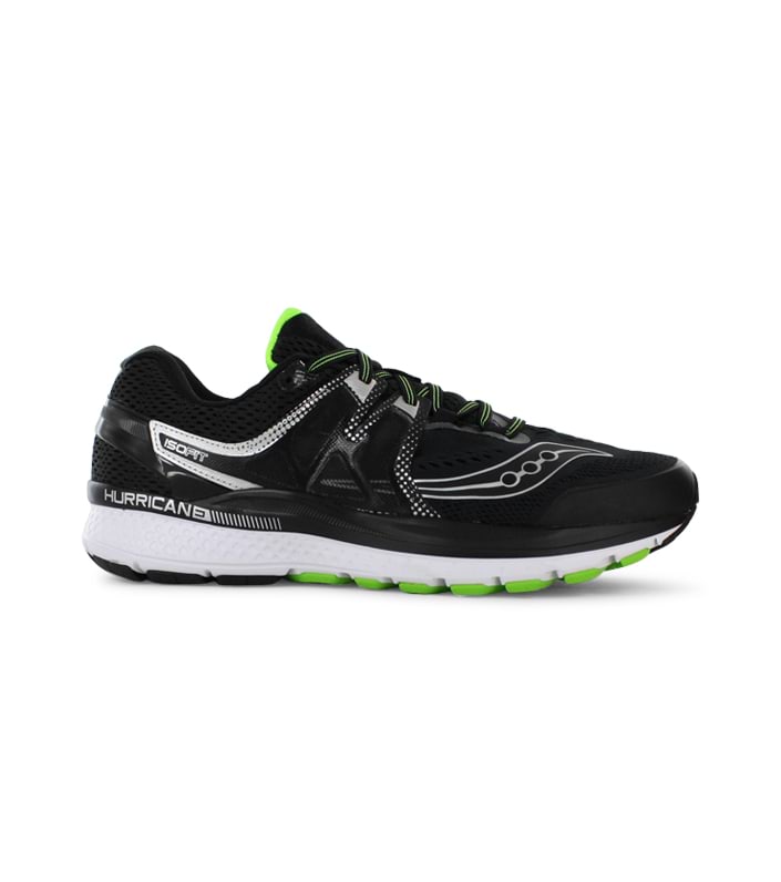 SAUCONY HURRICANE ISO 3 MENS BLACK SLIME