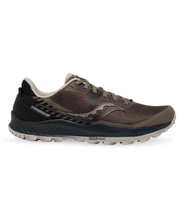 SAUCONY PEREGRINE 11 MENS GRAVEL BLACK