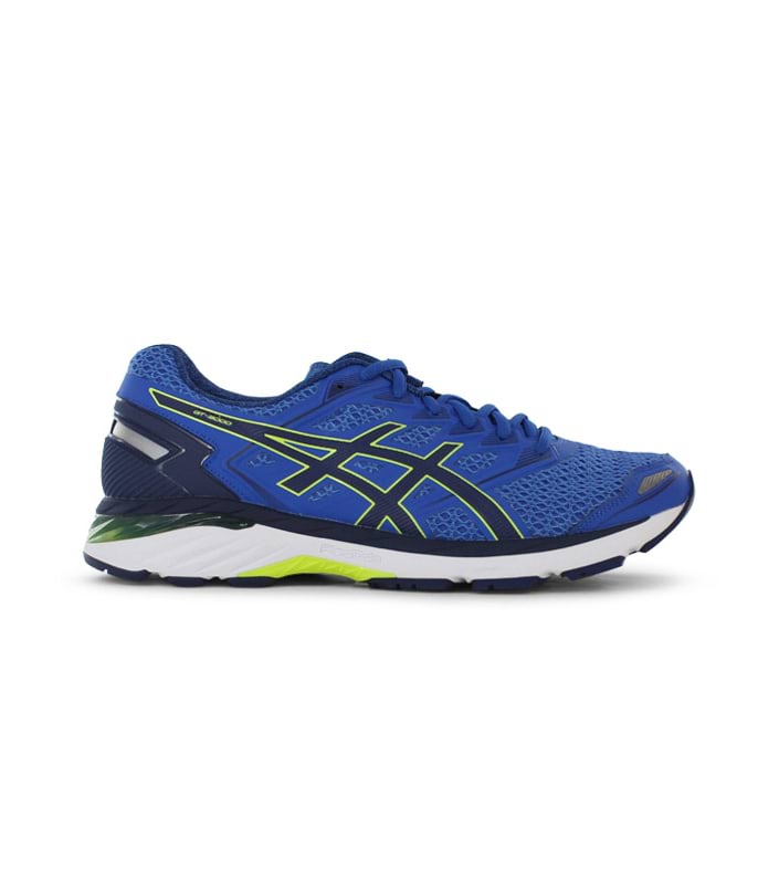 ASICS GT-3000 5 (2E) MENS VICTORIA BLUE SAFETY YELLOW