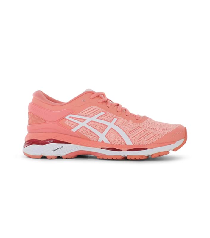 ASICS GEL-KAYANO 24 WOMENS SEASHELL PINK WHITE BEGONIA 
