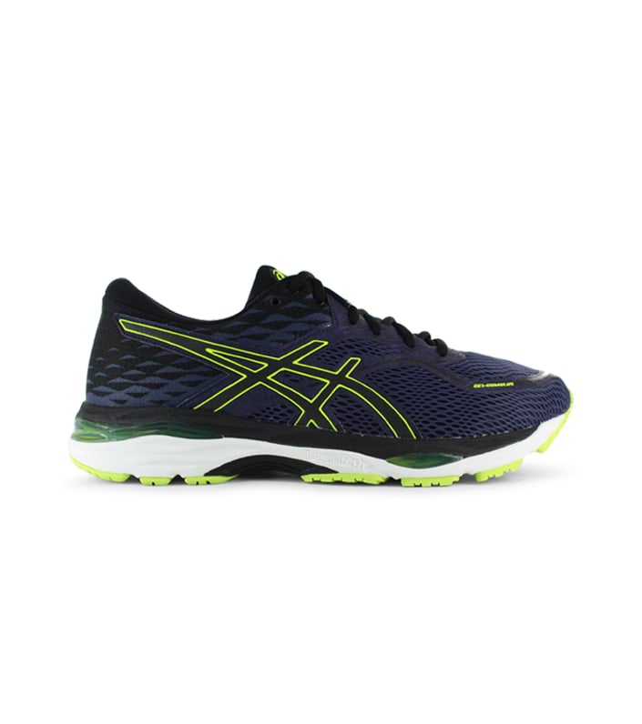 ASICS GEL-CUMULUS 19 MENS INDIGO BLUE BLACK YELLOW
