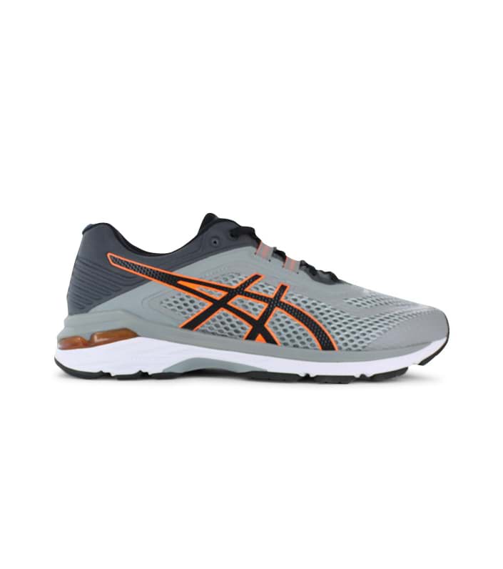 ASICS GT-2000 6 MENS GREY ORANGE