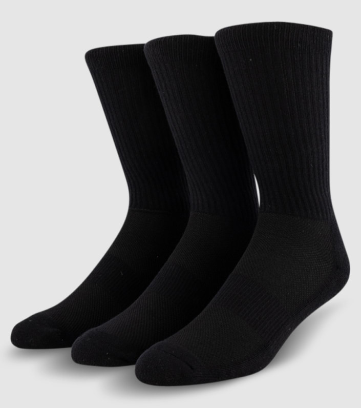 THE ATHLETE'S FOOT ACTIVE CREW SOCK - 3 PACK