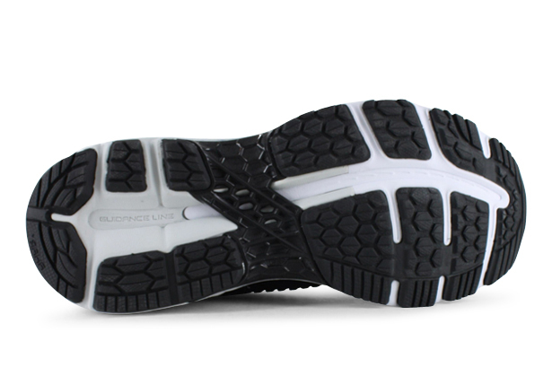 ASICS GEL KAYANO 25 MENS BLACK GLACIER GREY Grey Mens Supportive