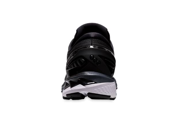 ASICS GEL KAYANO 27 2E MENS BLACK PURE SILVER