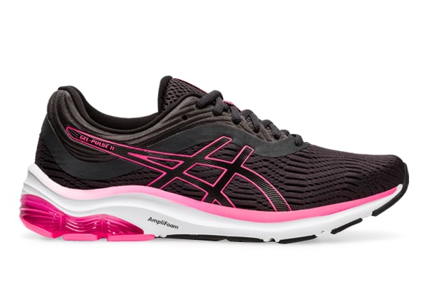 ASICS GEL PULSE 11 WOMENS GRAPHITE GREY BLACK