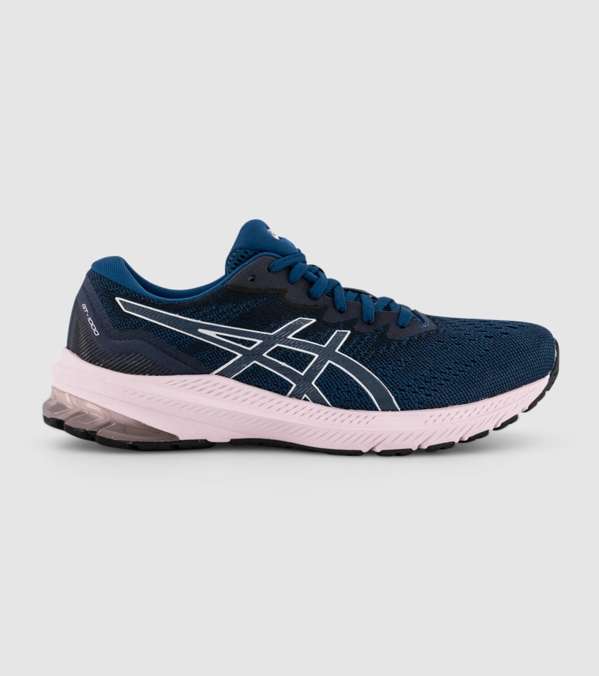 ASICS GT 1000 11 D WOMENS MAKO BLUE BARELY ROSE The Athlete s Foot