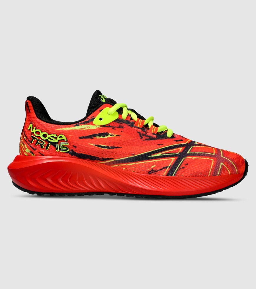 ASICS GEL NOOSA TRI 15 GS KIDS SUNRISE RED BLACK The Athlete s
