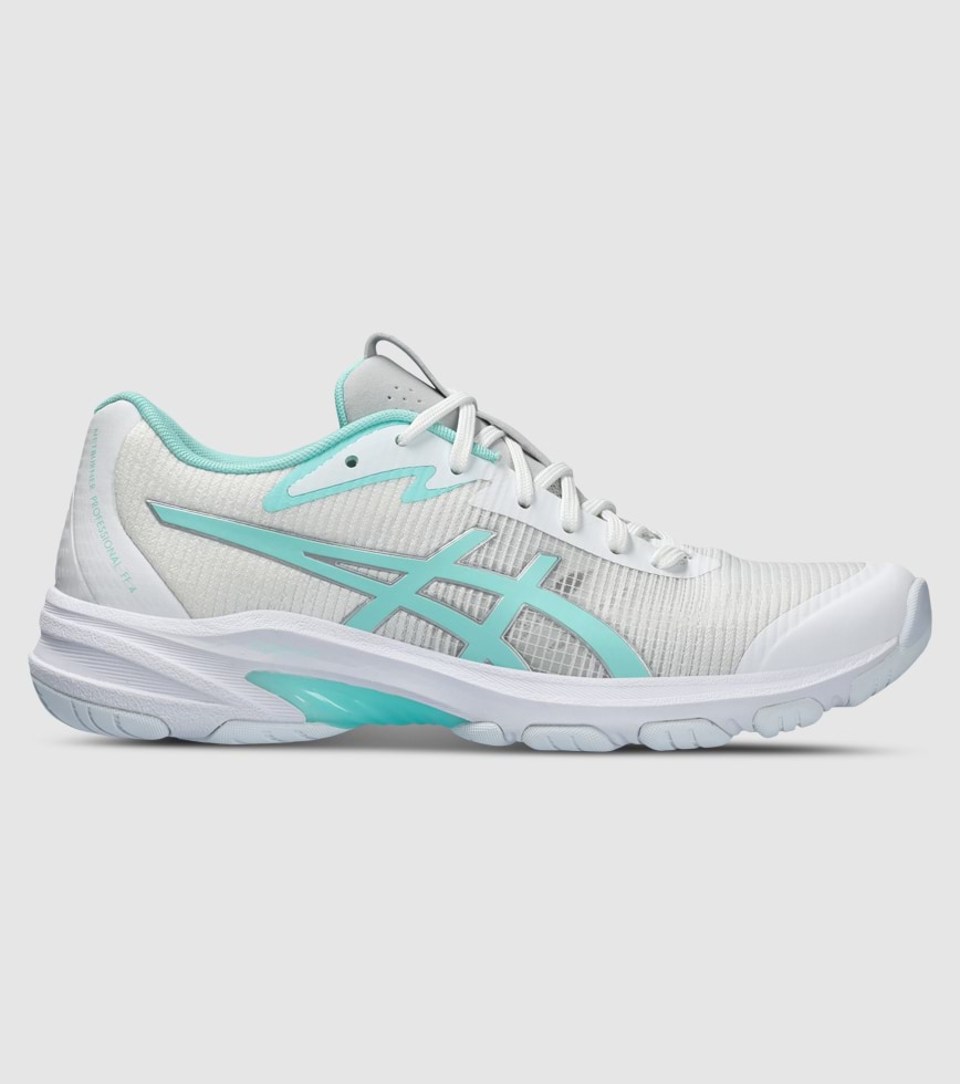 ASICS NETBURNER PROFESSIONAL FF 4 WOMENS WHITE ILLUMINATE MINT