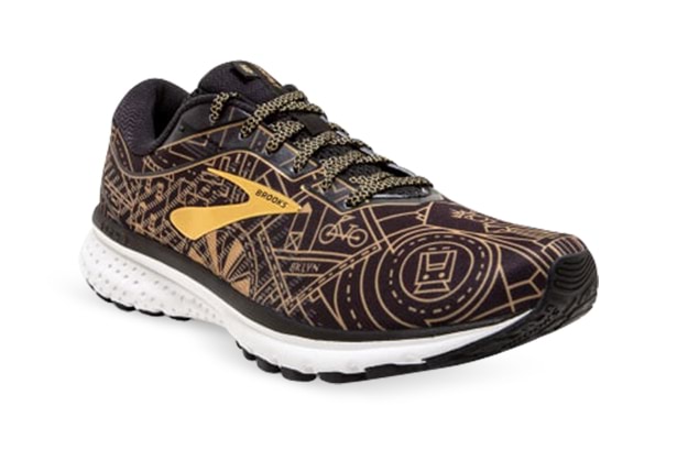 Black and gold brooks ghost 12 sales