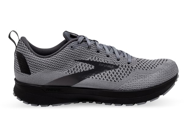 BROOKS REVEL 4 MENS GREY BLACKENED PEARL The Athlete s Foot
