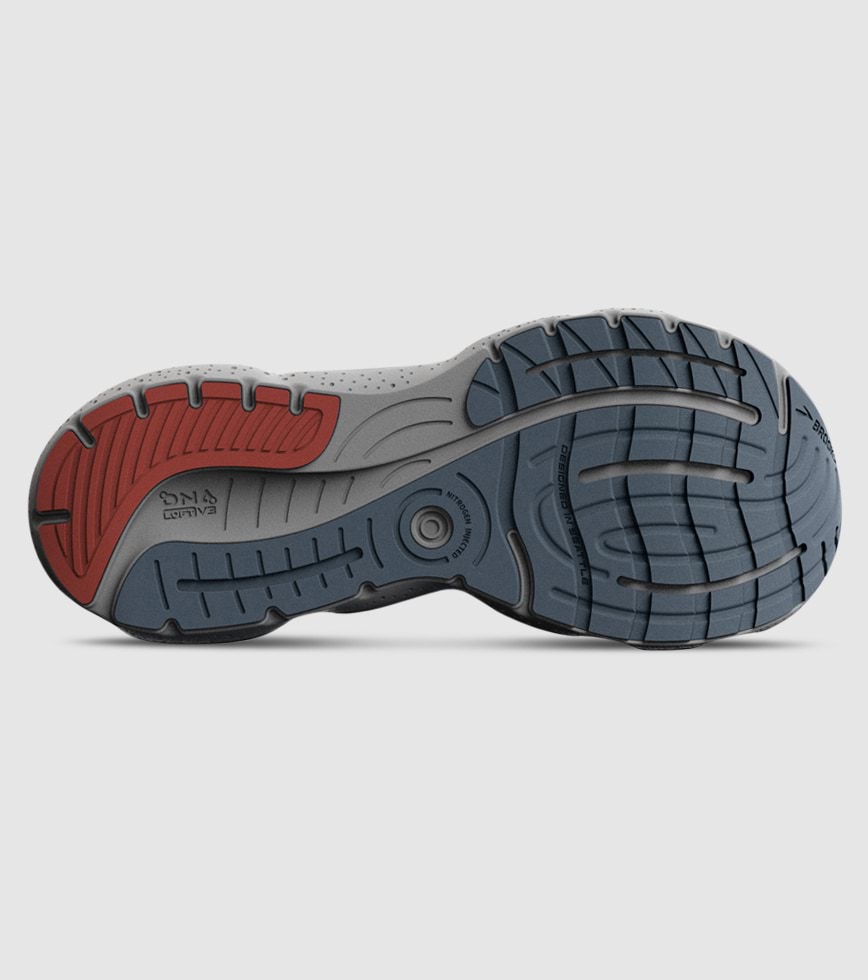BROOKS GLYCERIN 20 MENS GREY CHILI OIL ORANGE The Athlete s Foot