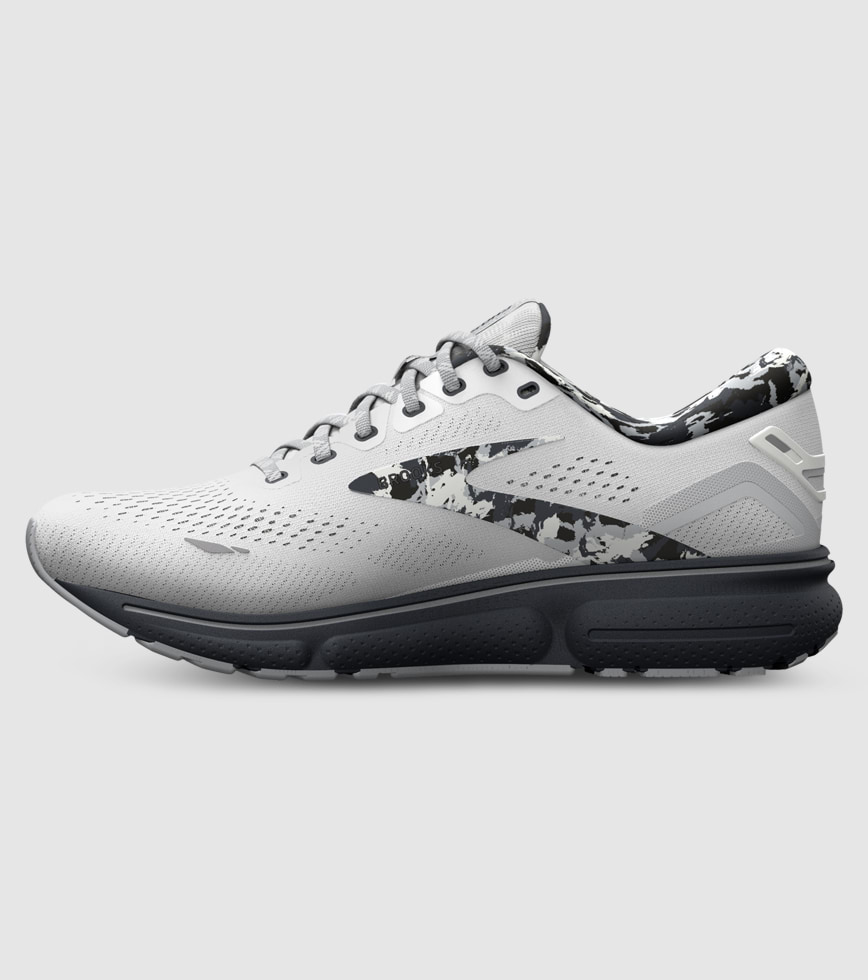 BROOKS GHOST 15 MENS WHITE EBONY OYSTER The Athlete s Foot