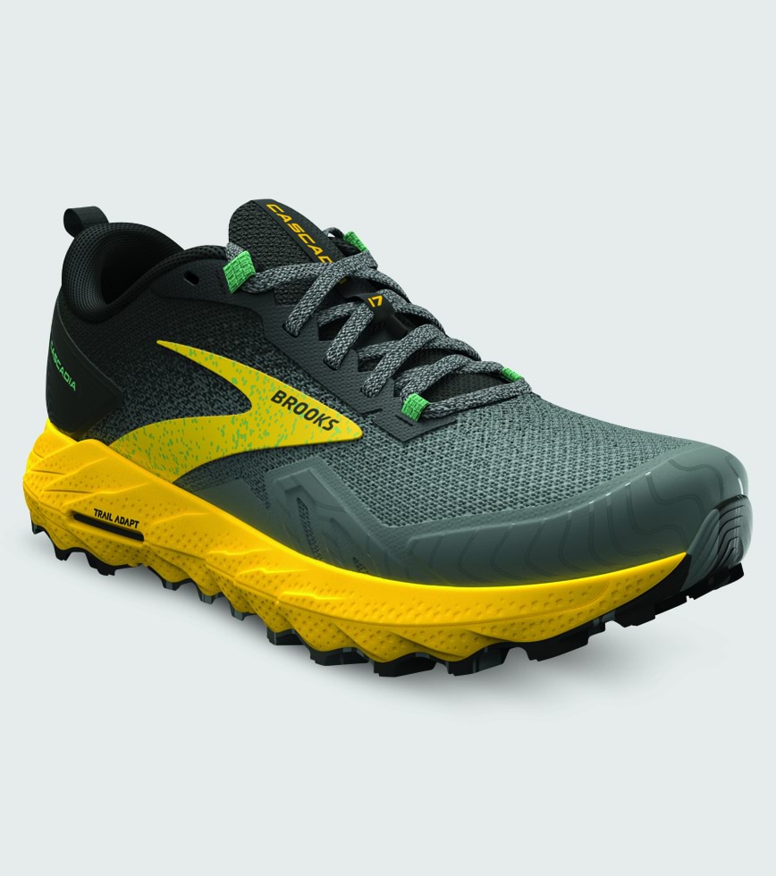 Brooks cascadia 2025 1 mens yellow