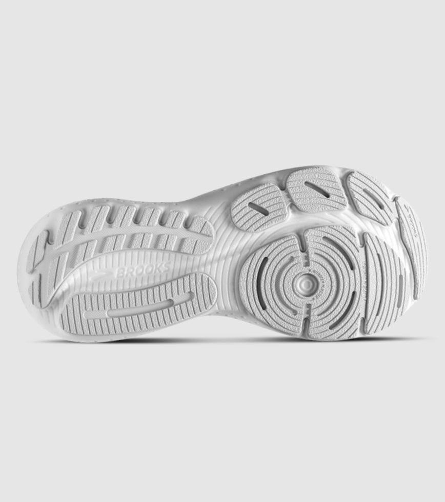 BROOKS GLYCERIN 21 MENS WHITE WHITE GREY The Athlete s Foot