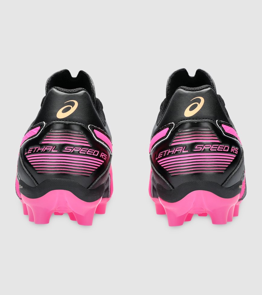Black and pink asics boots store