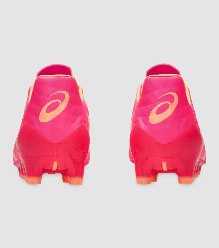 ASICS MENACE 4 FG MENS FOOTBALL BOOTS HOT PINK BRIGHT SUNSTONE