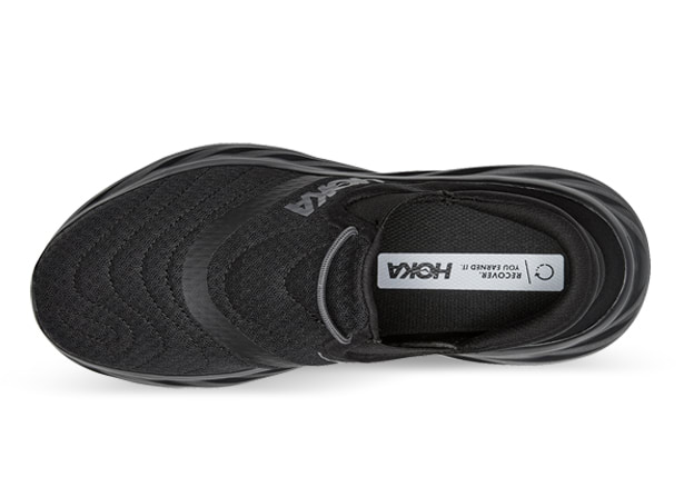 HOKA ORA RECOVERY SHOE 2 MENS BLACK BLACK The Athlete s Foot