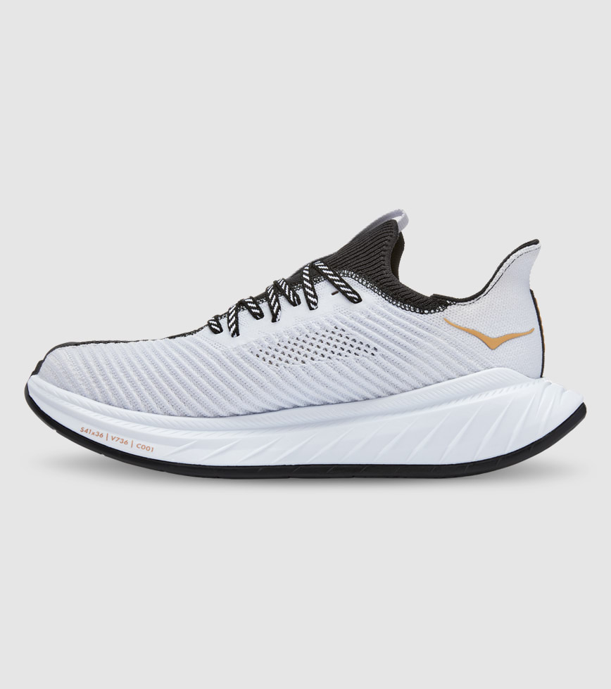 HOKA CARBON X 3 MENS BLACK WHITE The Athlete s Foot