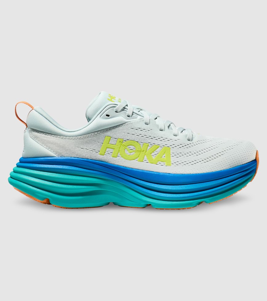 HOKA BONDI 8 MENS ICE FLOW BIT OF BLUE The Athlete s Foot