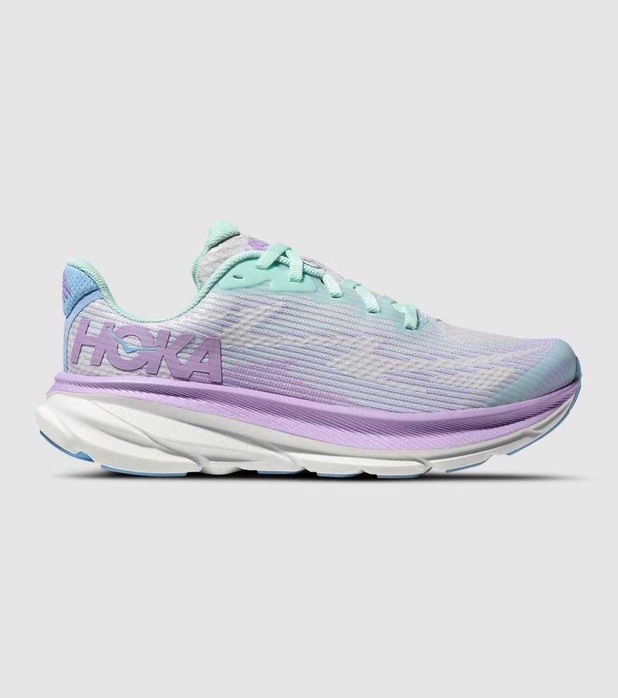 HOKA CLIFTON 9 KIDS SUNLIT OCEAN LILAC MIST The Athlete s Foot