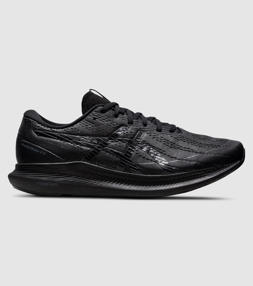 ASICS WALKRIDE FF MENS BLACK GRAPHITE GREY The Athlete s Foot