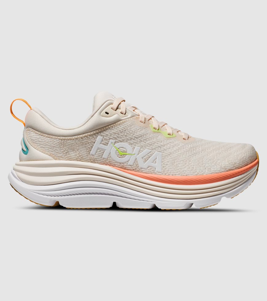 HOKA GAVIOTA 5 D WIDE WOMENS VANILLA EGGNOG The Athlete s Foot
