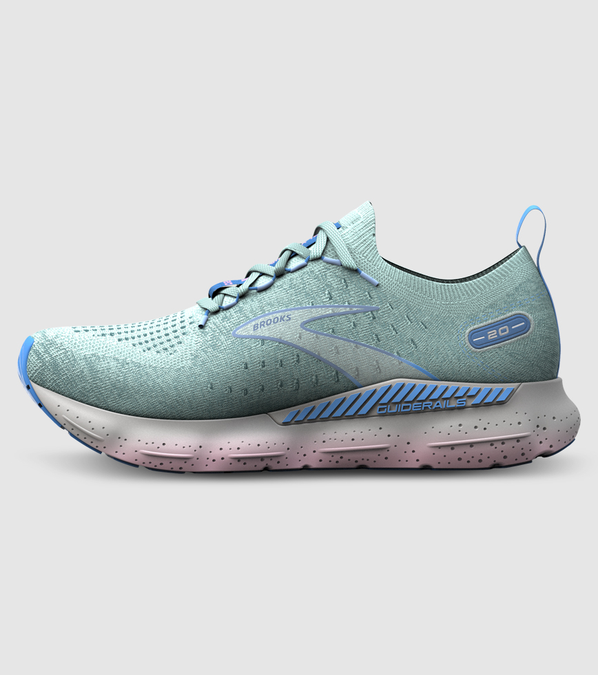 BROOKS GLYCERIN STEALTHFIT GTS 20 WOMENS BLUE GLASS MARINA The