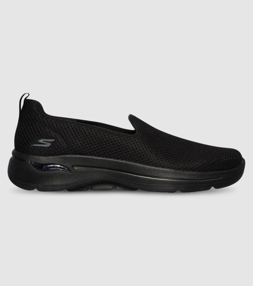 SKECHERS GO WALK ARCH FIT GRATEFUL WOMENS BLACK BLACK The
