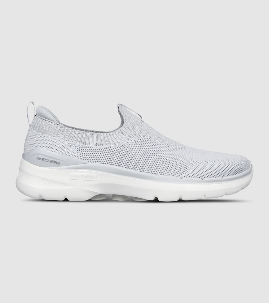 Skechers go walk light grey sale