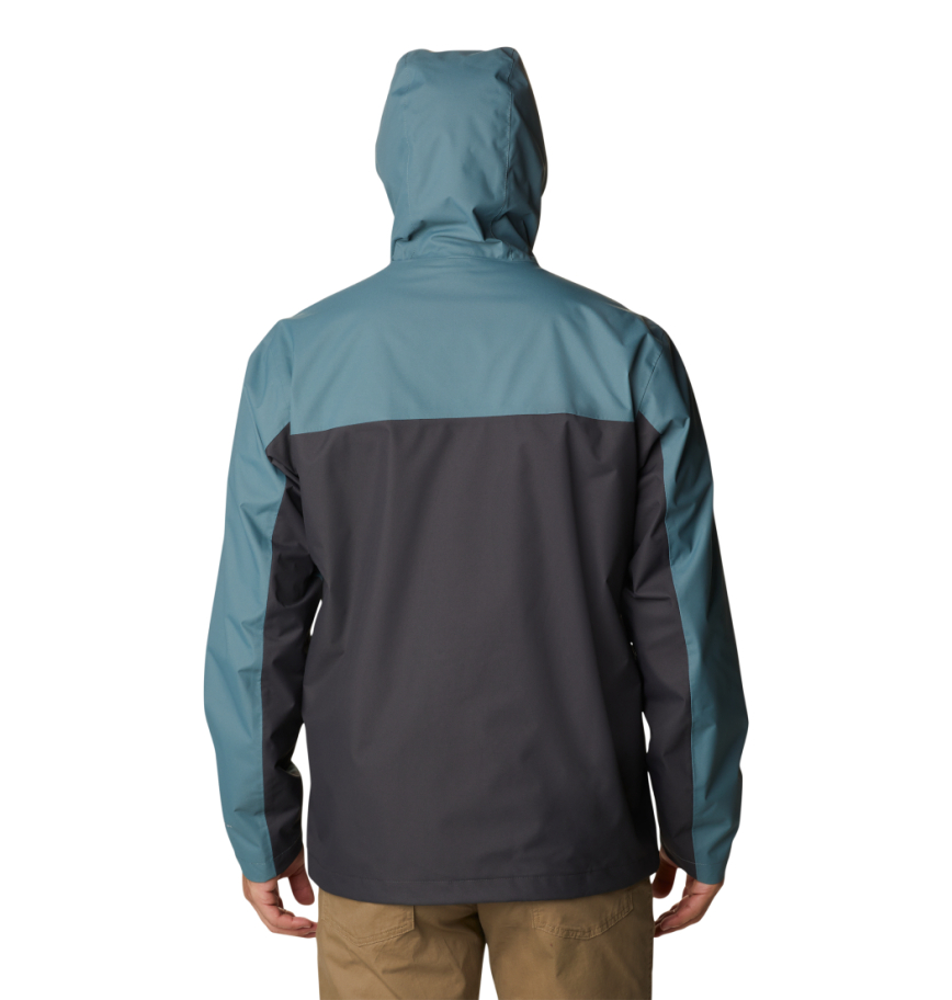 Grey columbia cheap rain jacket