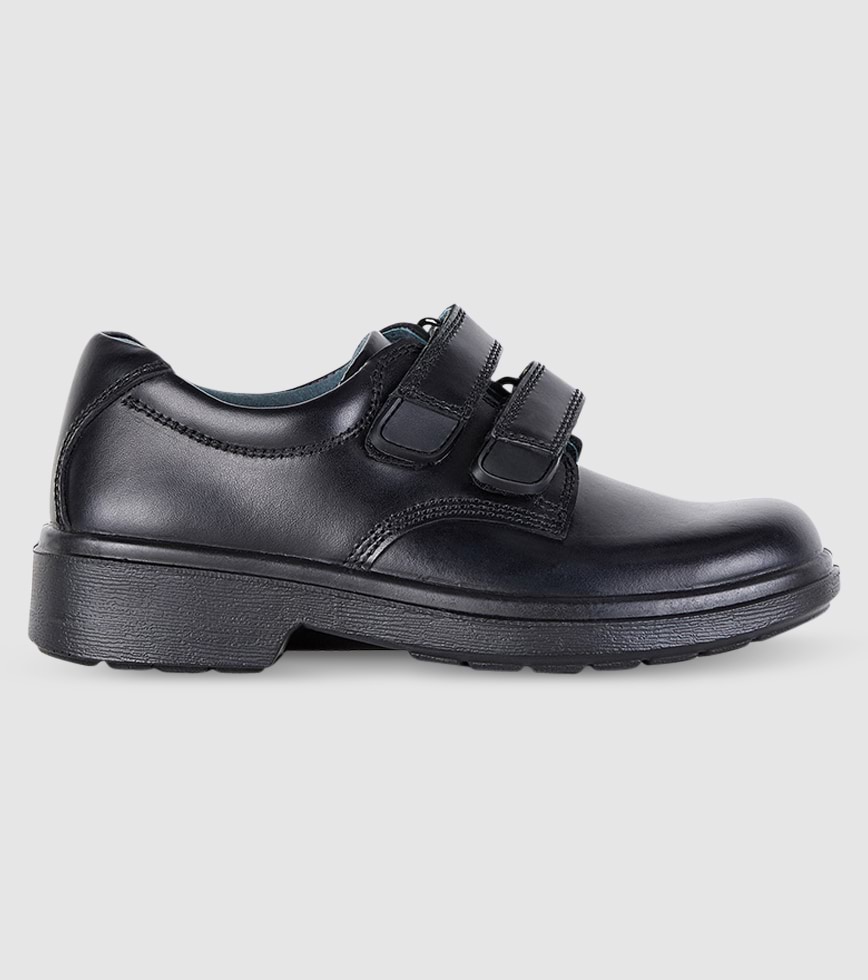 CLARKS DENVER JUNIOR BOYS SCHOOL SHOES BLACK The Athlete s Foot