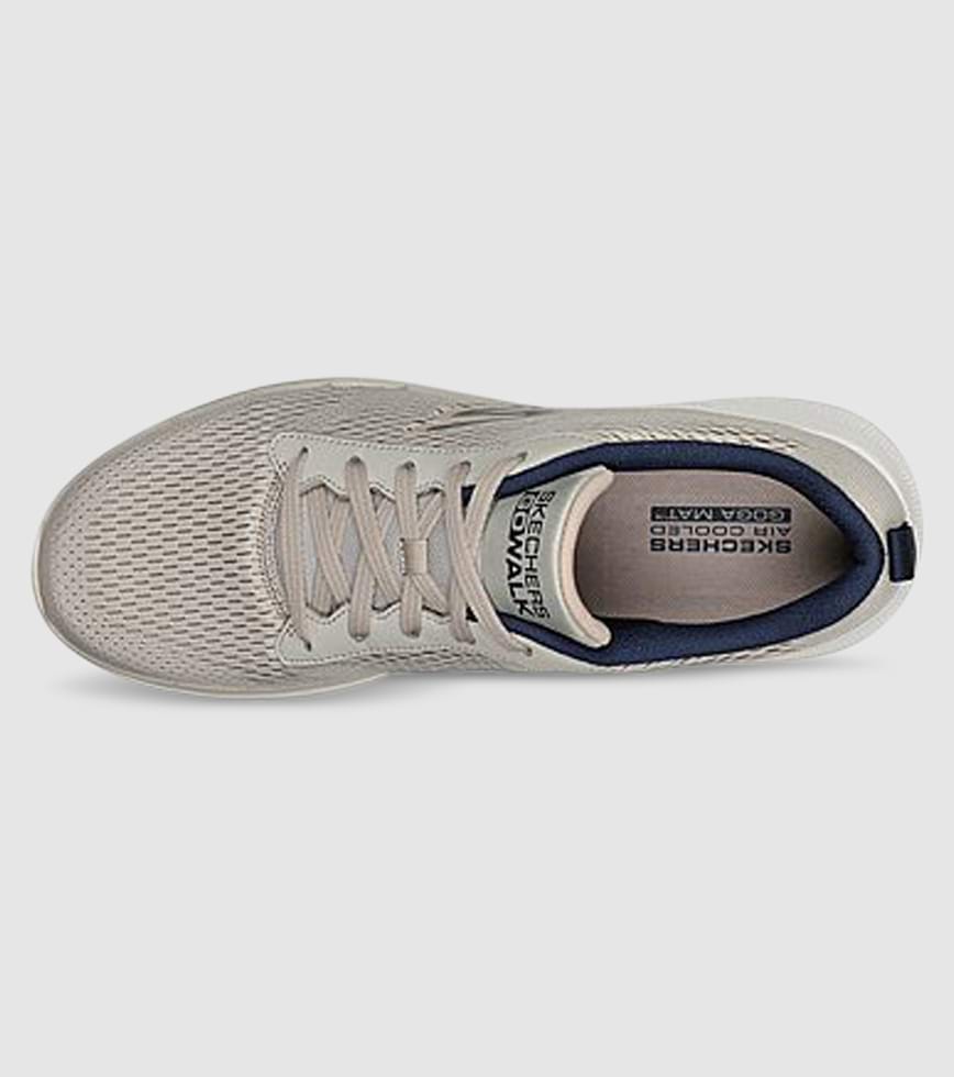 SKECHERS GO WALK 6 AVALO 2.0 MENS TAUPE NAVY The Athlete s Foot