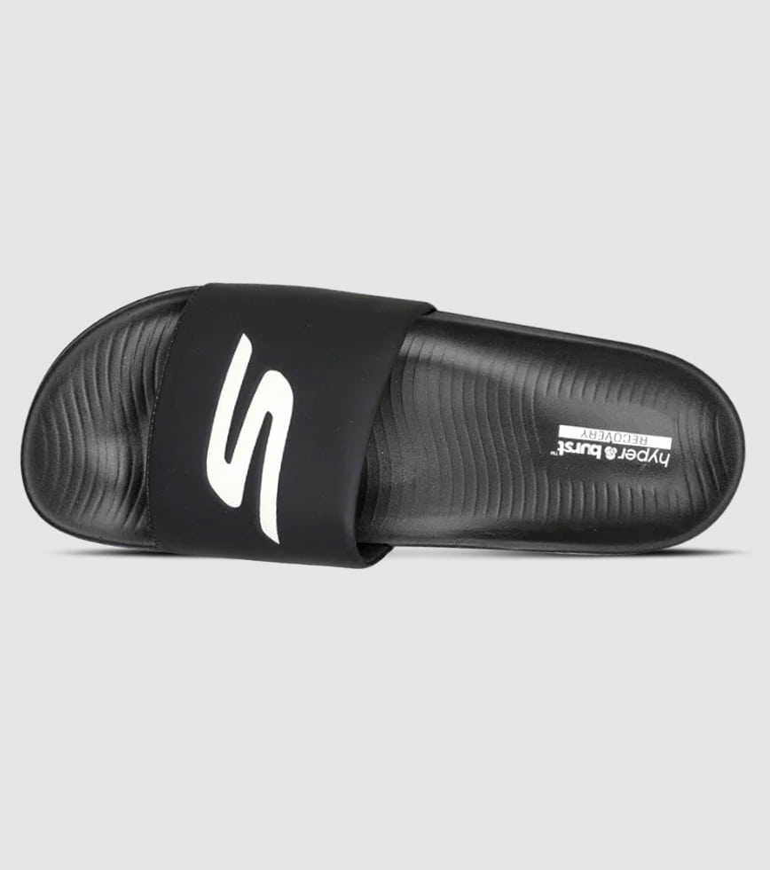Skechers Men's Hyper Post-Exercise Performance Recovery Slide Sandal,  Black, 7 : : Clothing, Shoes & Accessories