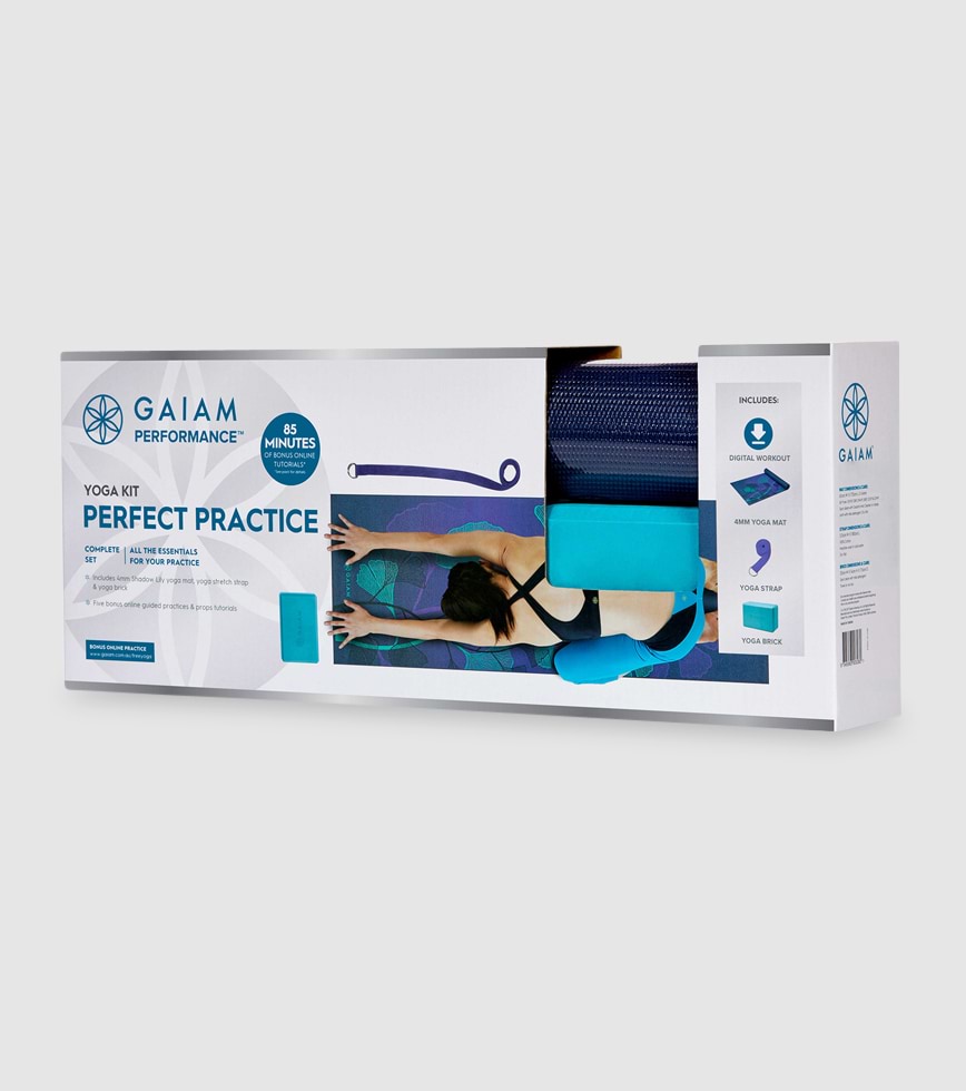 Gaiam Gaiam Performance Perfect Practice Yoga Kit Shadow Lily