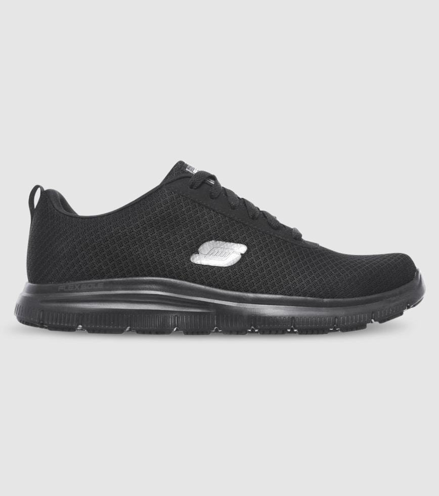 SKECHERS FLEX ADVANTAGE SR BENDON MENS BLACK The Athlete s Foot