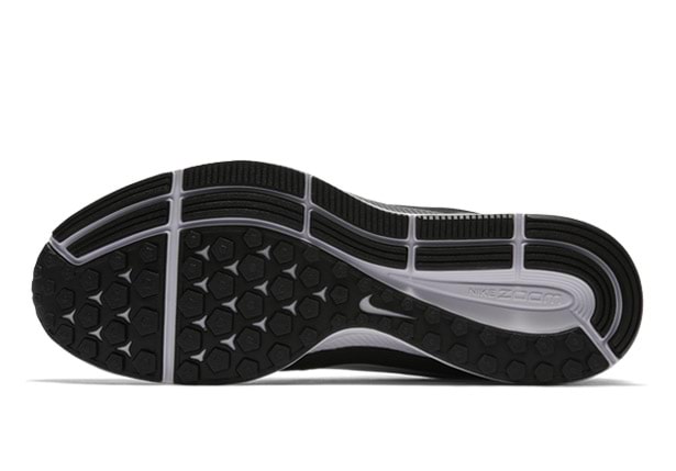 NIKE AIR ZOOM PEGASUS 34 MENS BLACK WHITE Black Mens Cushion