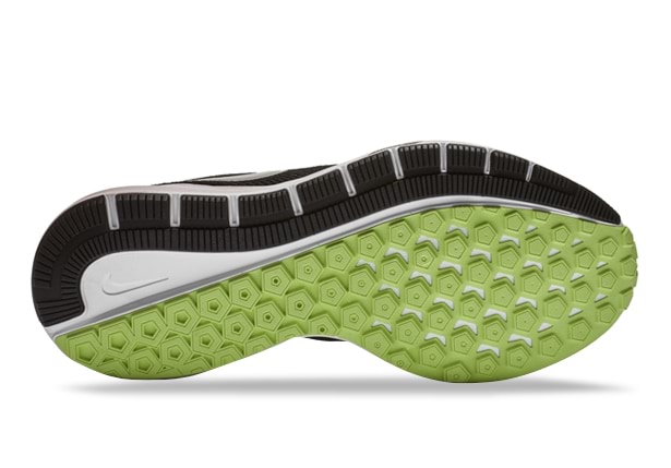 Women's air zoom structure 22 2025 running shoes - black/vast grey