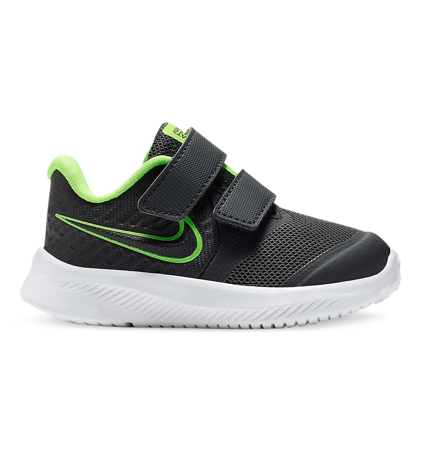 NIKE STAR RUNNER 2 TD KIDS ANTHRACITE ELECTRIC GREEN WHITE The