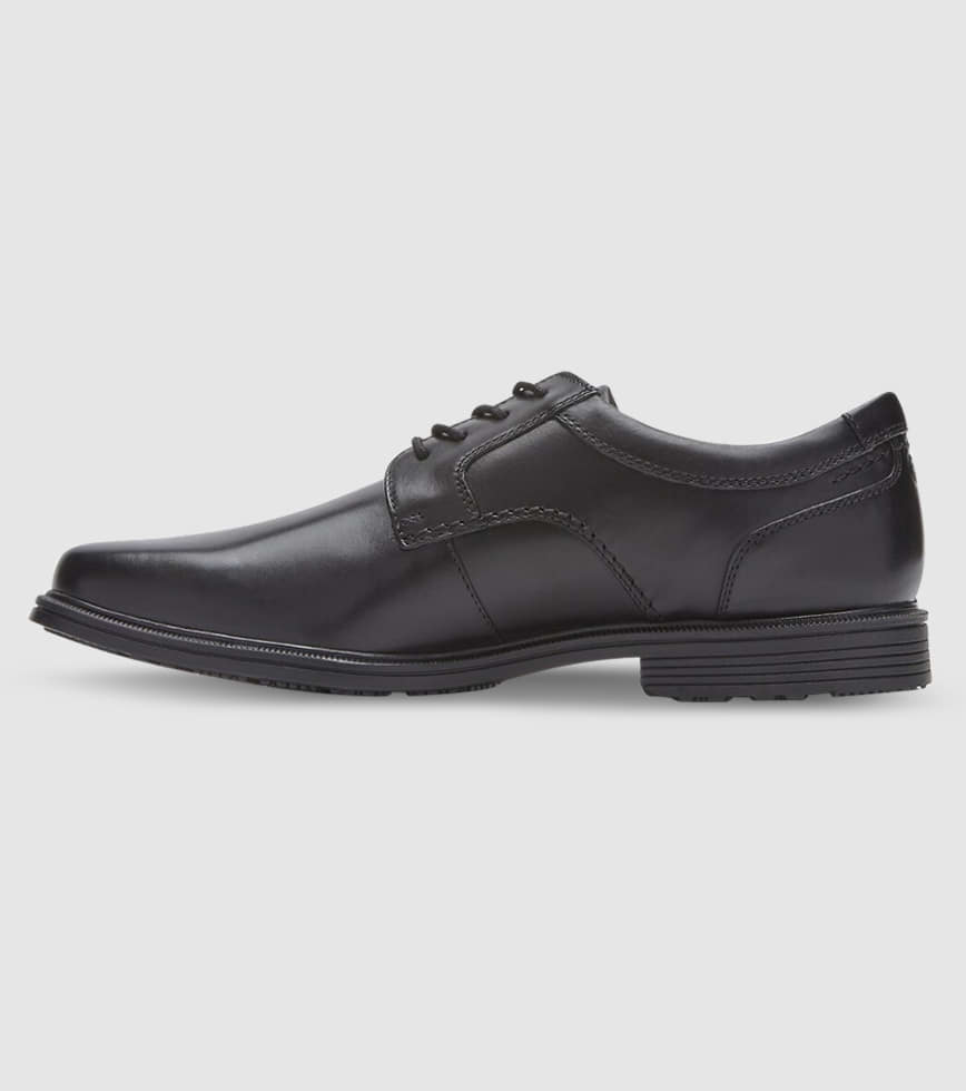 ROCKPORT TAYLOR PLAIN TOE MENS BLACK The Athlete s Foot